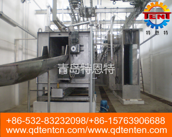 Steam scalding tunnel machine
