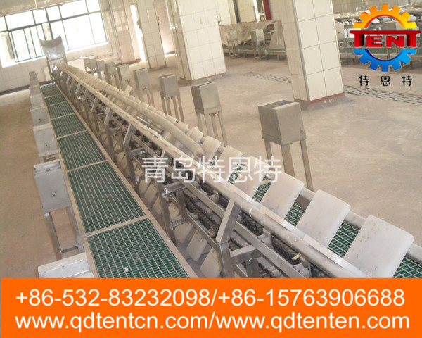 Pre-peeling processing conveyor