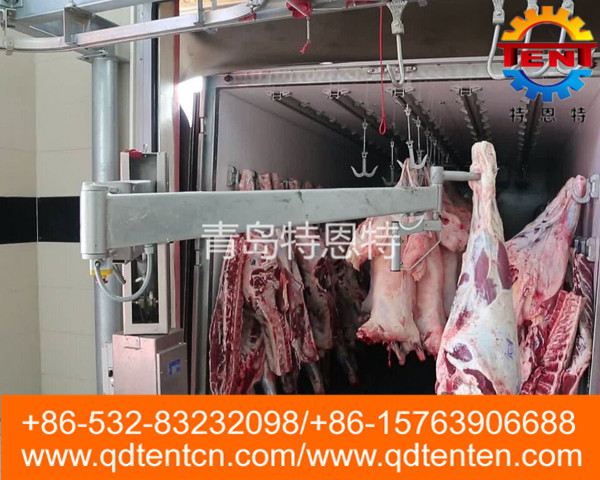 Meat shift and loading arm