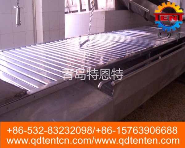 Horizontal killing conveyor