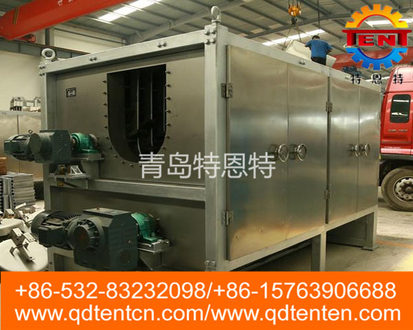 Spiral pig dehairing machine
