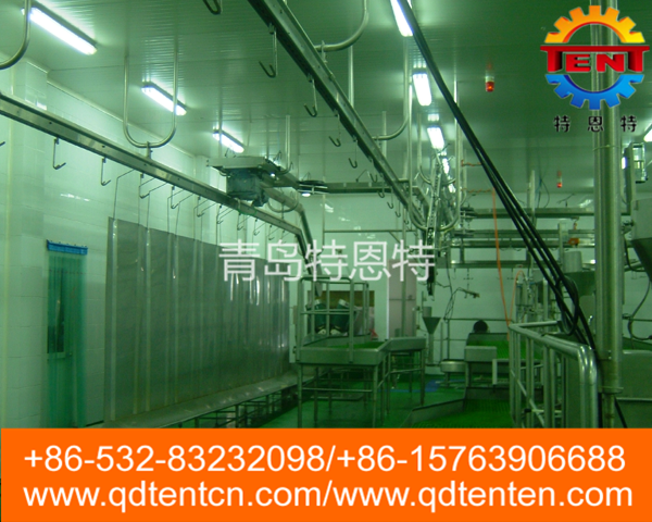 Wool sheep hanging bloodletting automatic conveyor