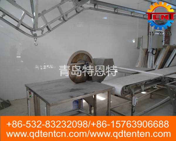 Meat unload machine
