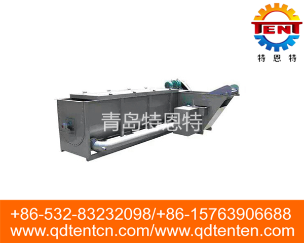 Horizontal screw ironing machine